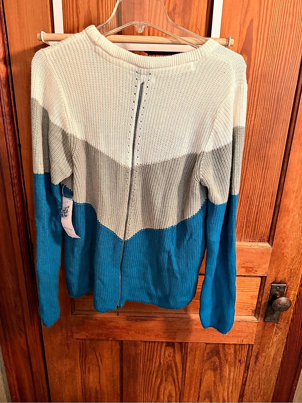 Chevron Colorblock Sweater - Picture 2 of 3